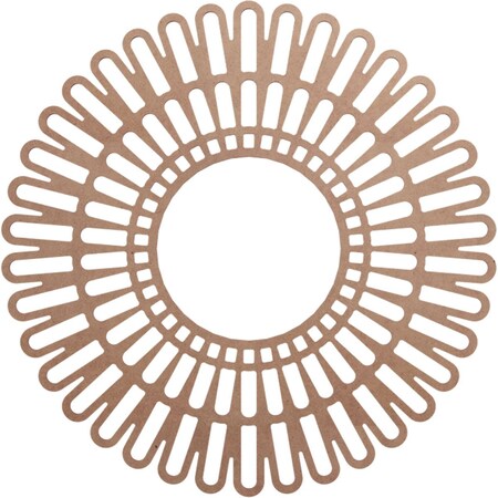 Ekena Millwork Cornelius Wood Fretwork Pierced Ceiling Medallion, Wood (Paint Grade), 30"OD x 11 1/8"ID x 3/8"T CMWP30X0375CRMF